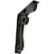 Ekena Millwork Orleans Wrought Iron Bracket, (Triple center brace), Antiqued Warm Silver 2"W x 10"D x 12"H BKTM02X10X12TOLAWS - alternate 1
